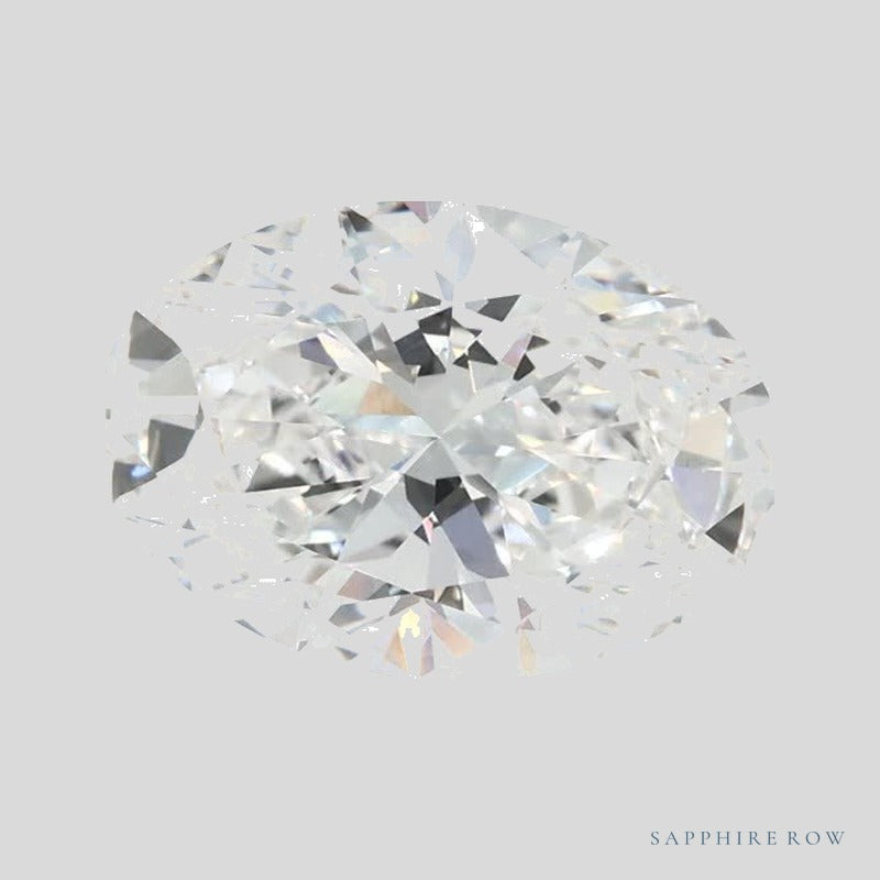 2.34 ct lab-grown diamond, oval cut | Sapphire Row · cut4 · cut5