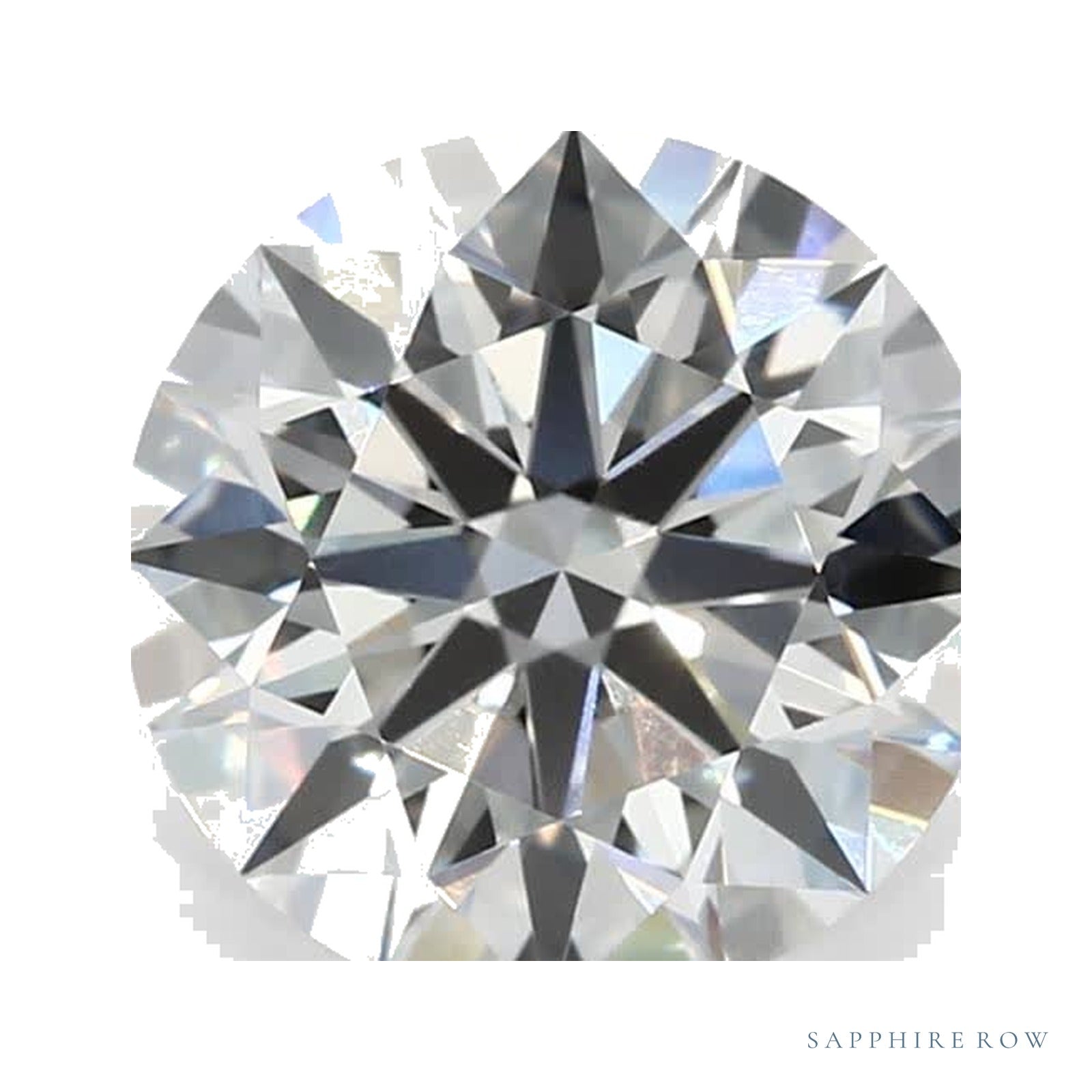2.34 ct lab-grown diamond, round cut | Sapphire Row · cut4