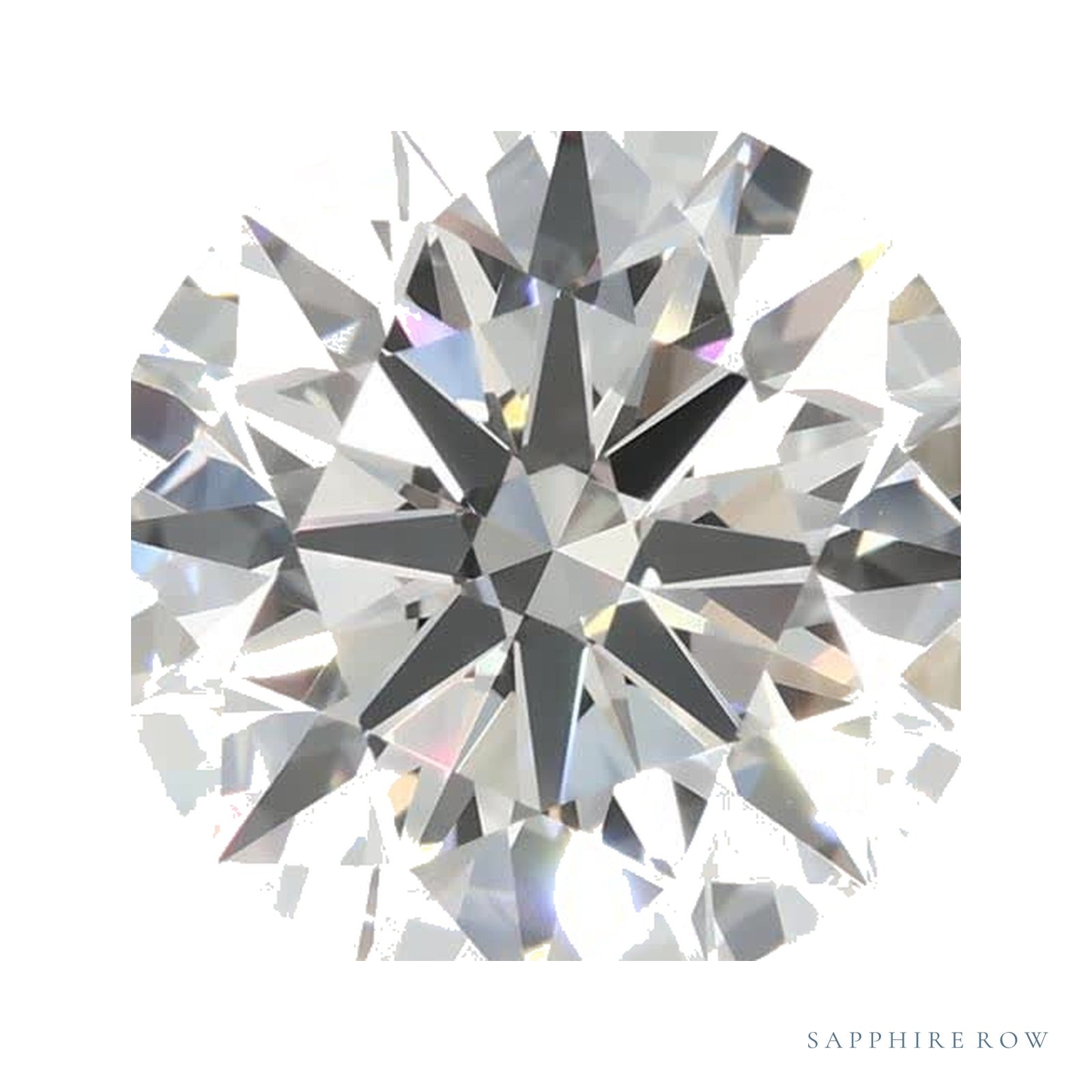 2.34 ct lab-grown diamond, round cut | Sapphire Row · cut4