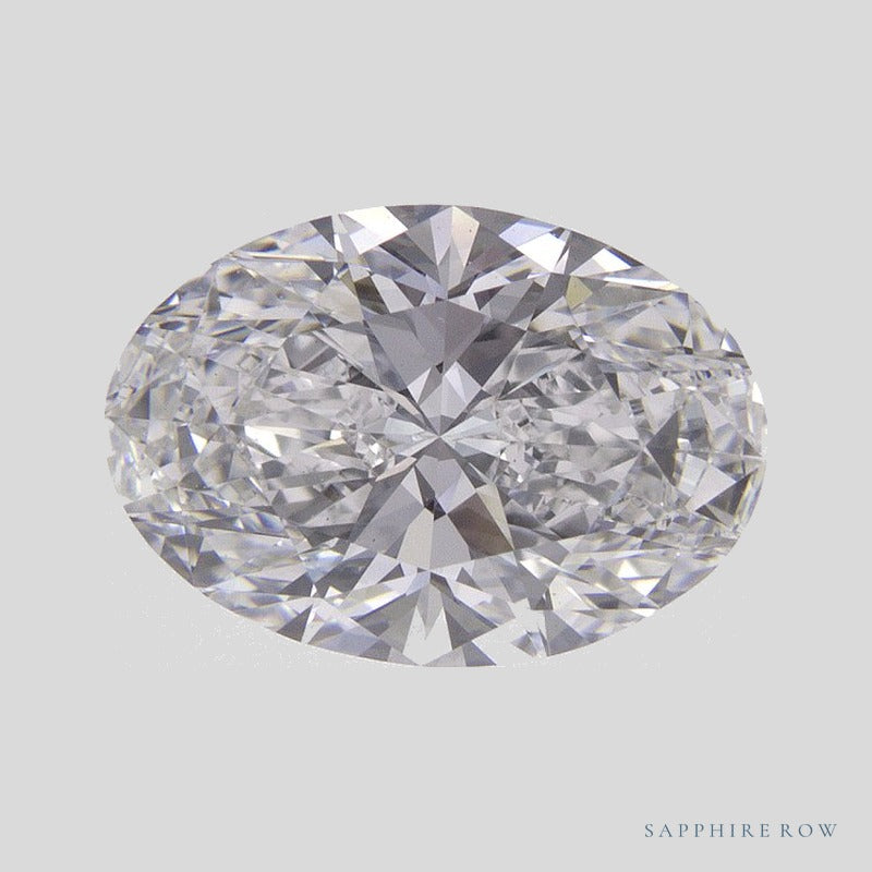 2.34 ct lab-grown diamond, oval cut | Sapphire Row · cut4 · cut5