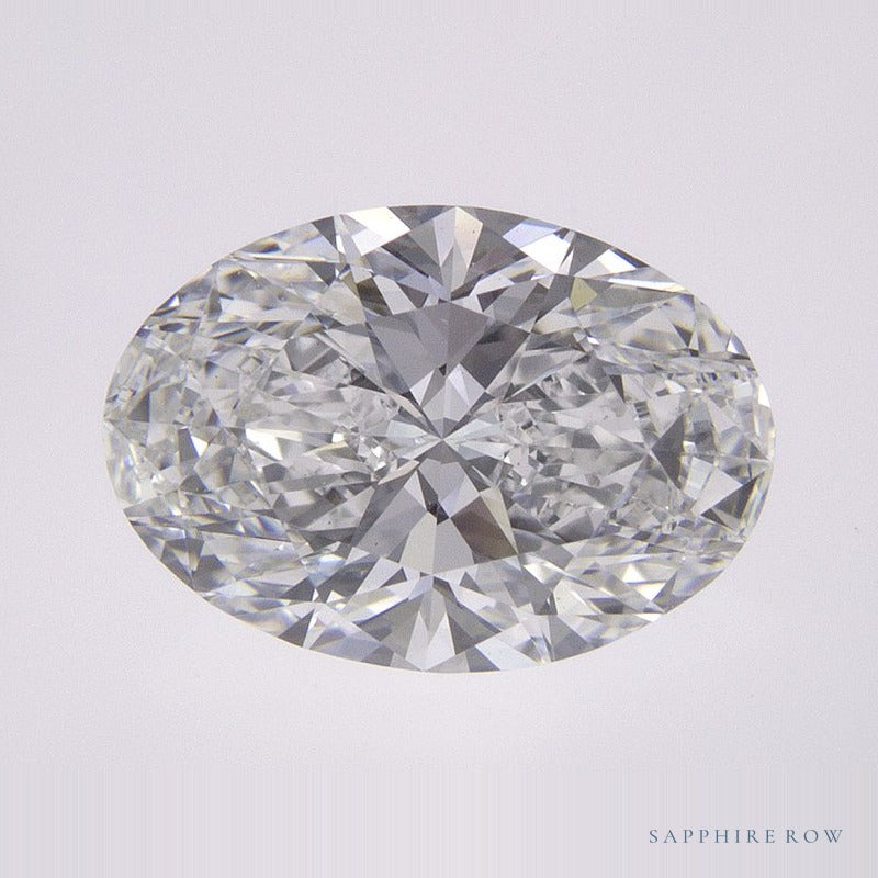 2.34 ct lab-grown diamond, oval cut | Sapphire Row · cut6