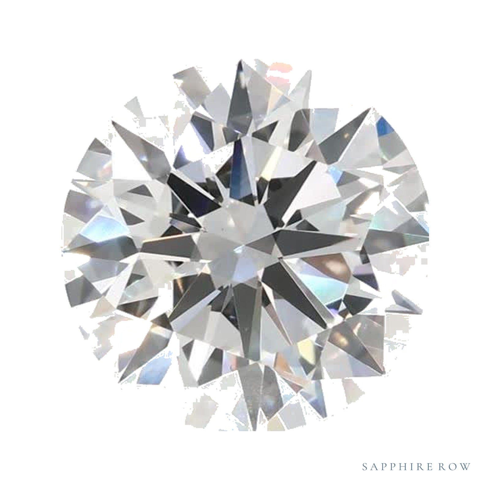 2.34 ct lab-grown diamond, round cut | Sapphire Row · cut4