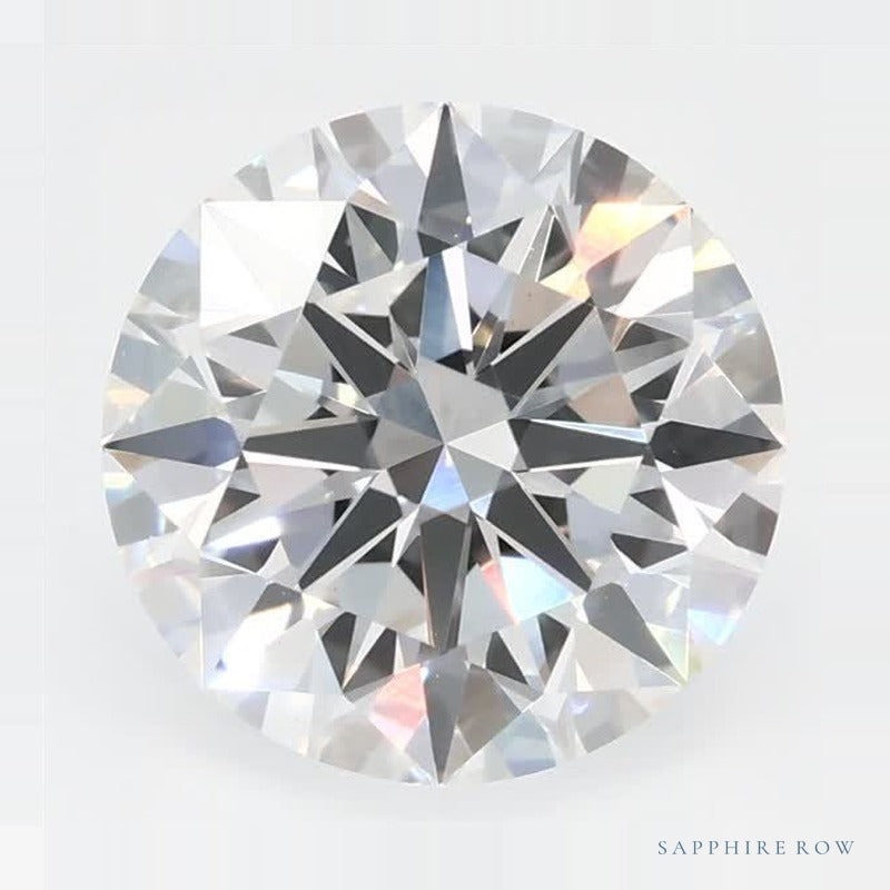 2.34 ct lab-grown diamond, round cut | Sapphire Row · cut6