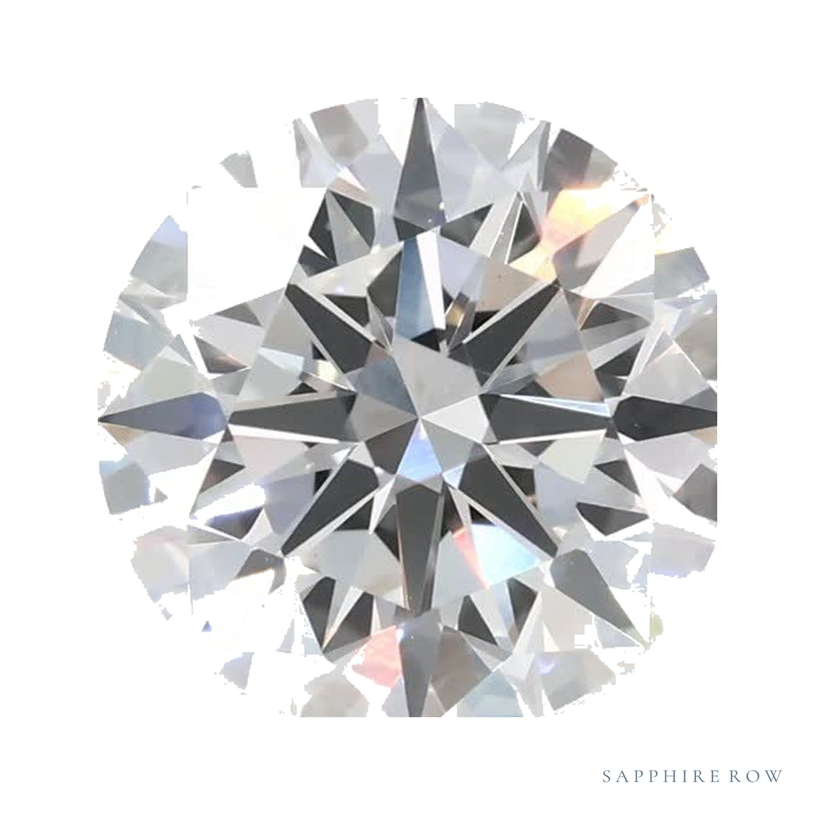 2.34 ct lab-grown diamond, round cut | Sapphire Row · cut4