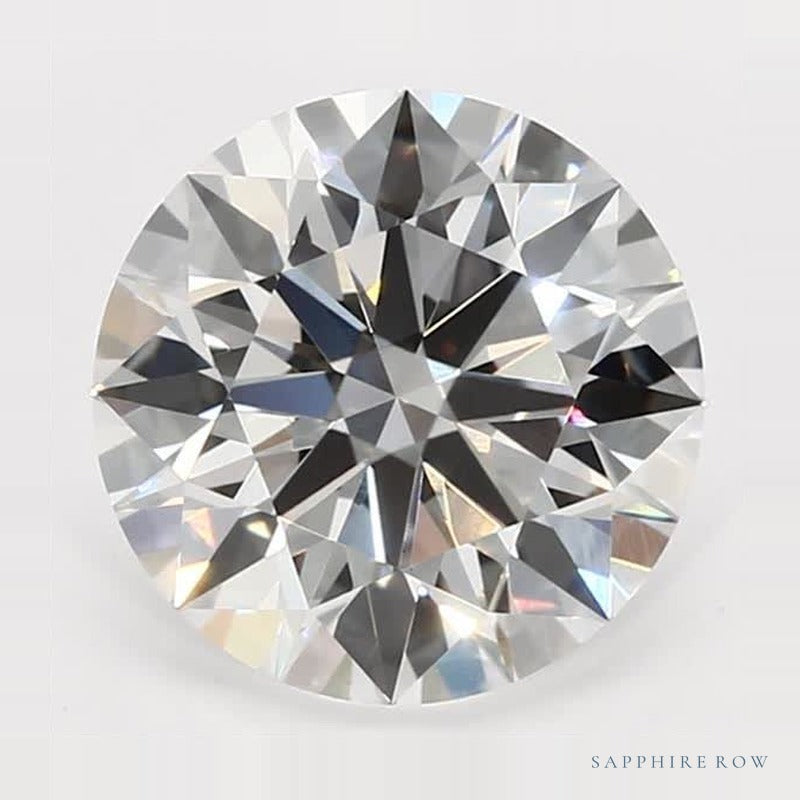 2.33 ct lab-grown diamond, round cut | Sapphire Row · cut6