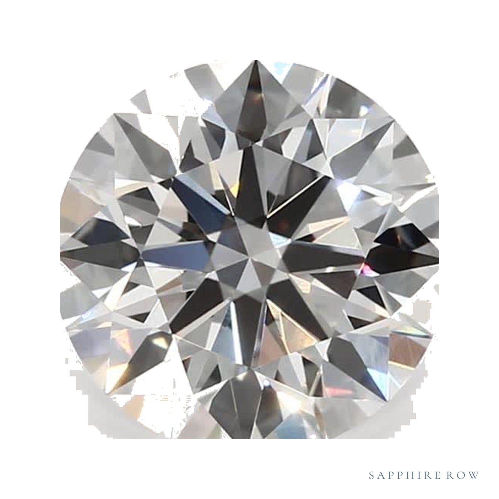 2.33 ct lab-grown diamond, round cut | Sapphire Row · cut4