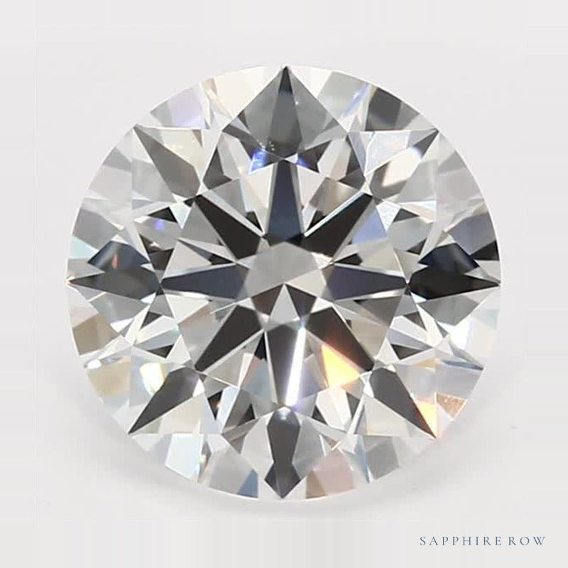 2.33 ct lab-grown diamond, round cut | Sapphire Row · cut6