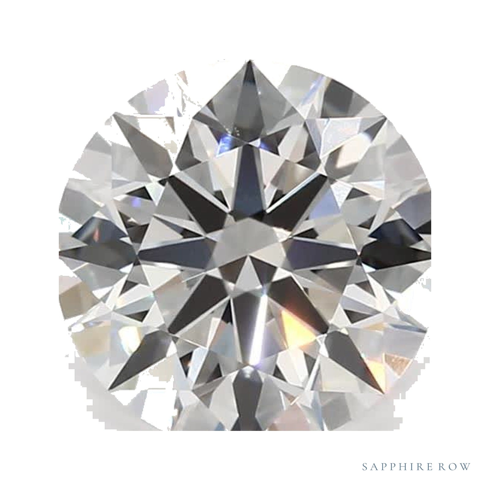2.33 ct lab-grown diamond, round cut | Sapphire Row · cut4
