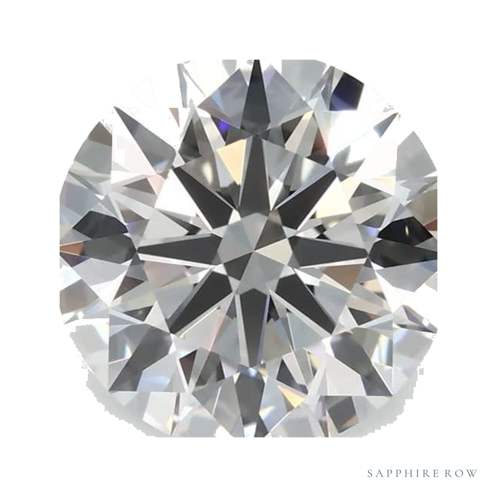 2.33 ct lab-grown diamond, round cut | Sapphire Row · cut4