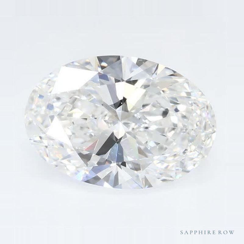 2.33 ct lab-grown diamond, oval cut | Sapphire Row · cut6