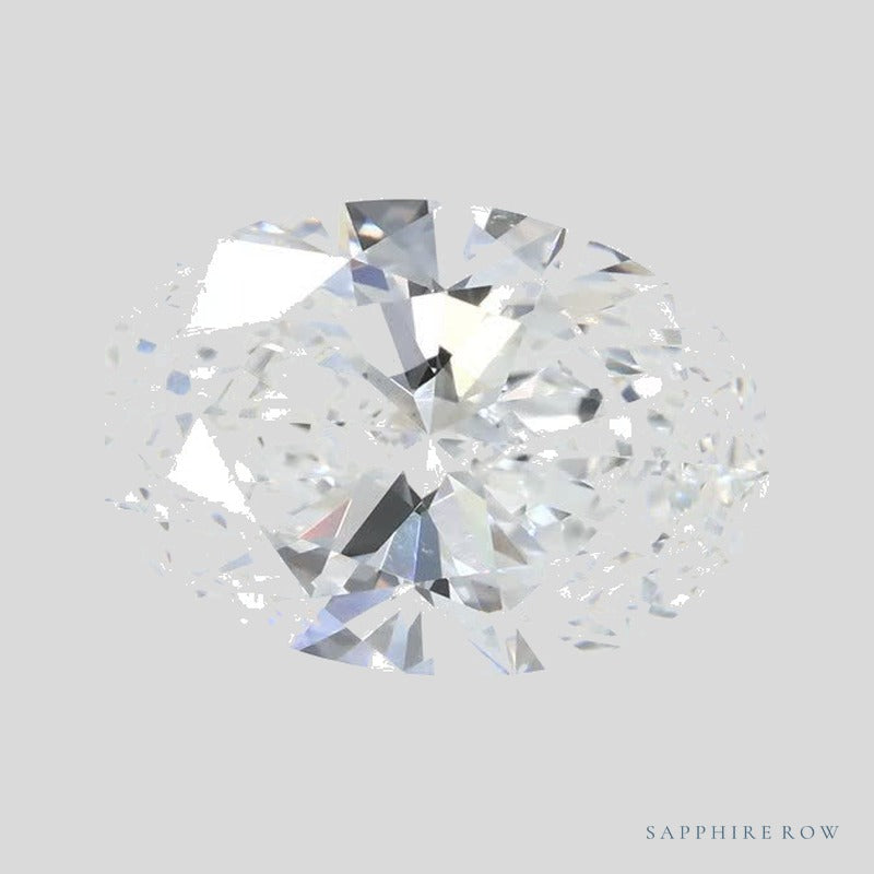 2.33 ct lab-grown diamond, oval cut | Sapphire Row · cut4 · cut5