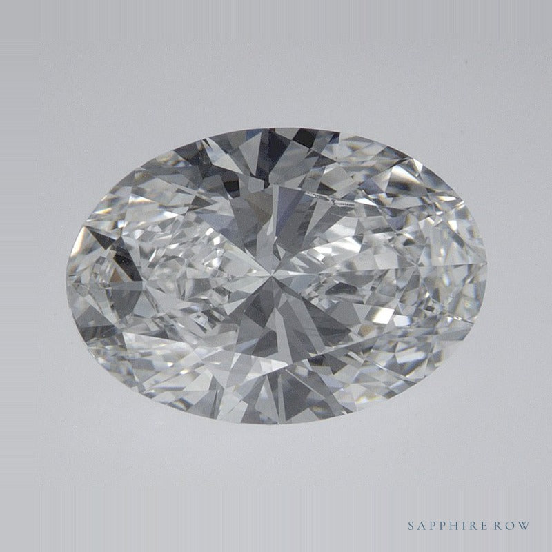 2.33 ct lab-grown diamond, oval cut | Sapphire Row · cut6