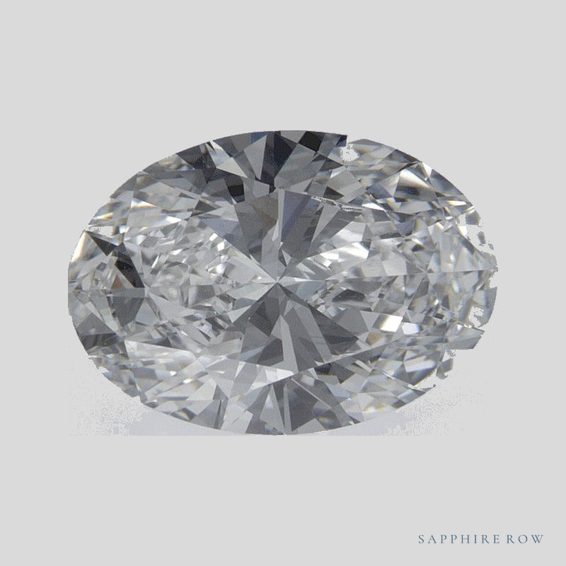 2.33 ct lab-grown diamond, oval cut | Sapphire Row · cut4 · cut5