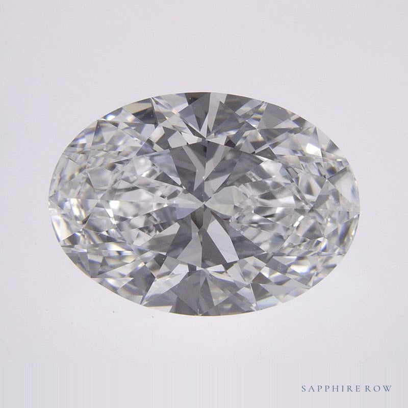 2.33 ct lab-grown diamond, oval cut | Sapphire Row · cut6