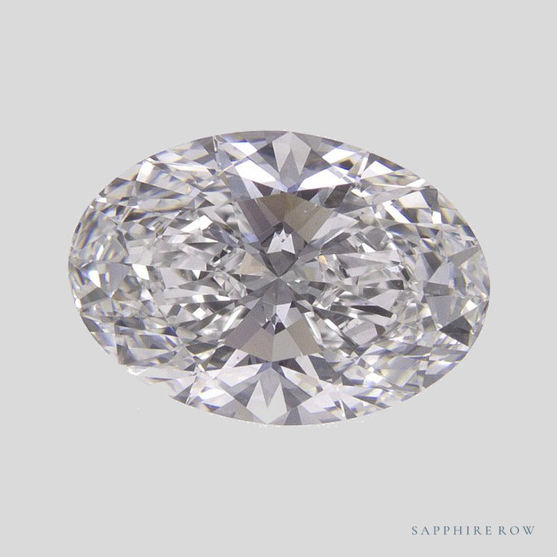 2.33 ct lab-grown diamond, oval cut | Sapphire Row · cut4 · cut5