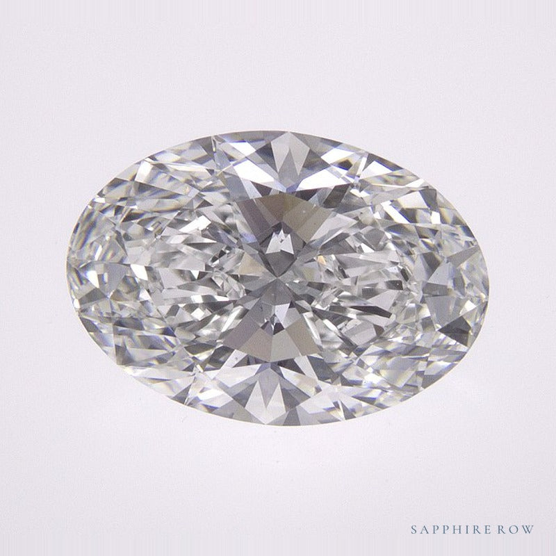 2.33 ct lab-grown diamond, oval cut | Sapphire Row · cut6