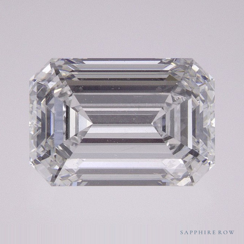 2.33 ct lab-grown diamond, emerald cut | Sapphire Row · cut7