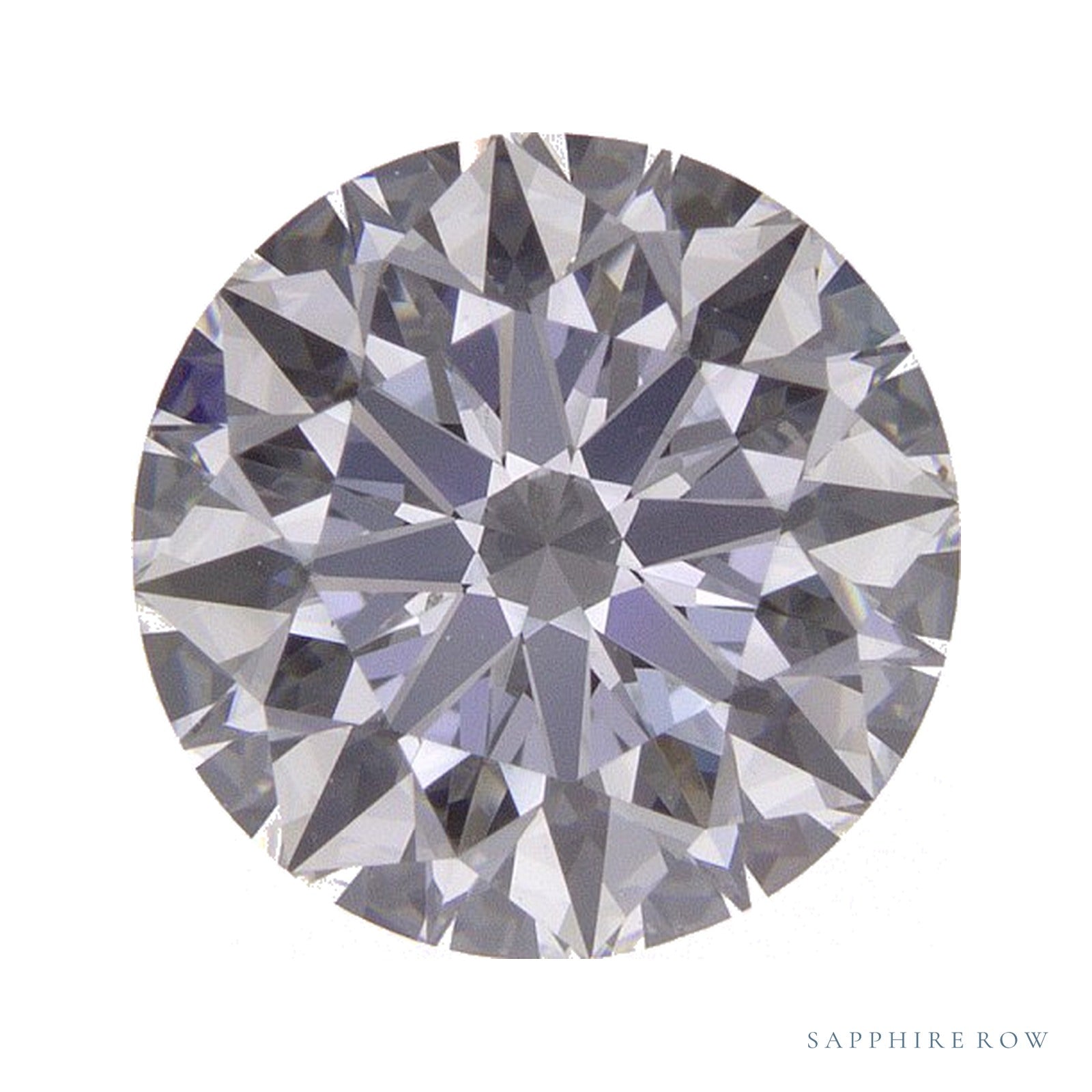 2.33 ct lab-grown diamond, round cut | Sapphire Row · cut4