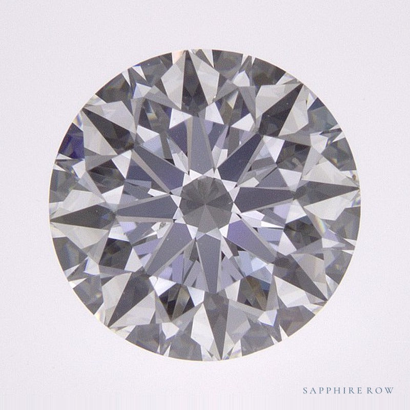 2.33 ct lab-grown diamond, round cut | Sapphire Row · cut6