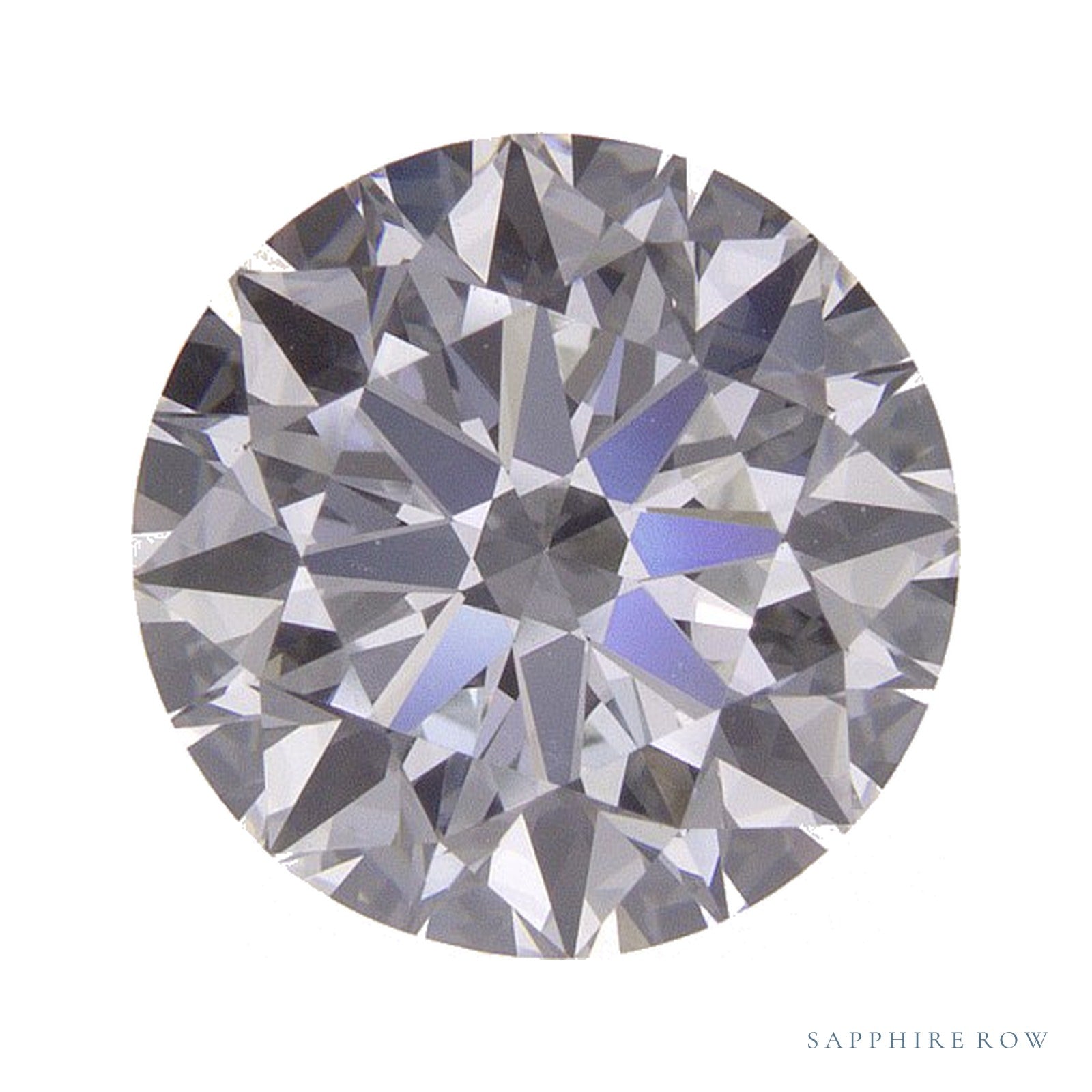 2.33 ct lab-grown diamond, round cut | Sapphire Row · cut4