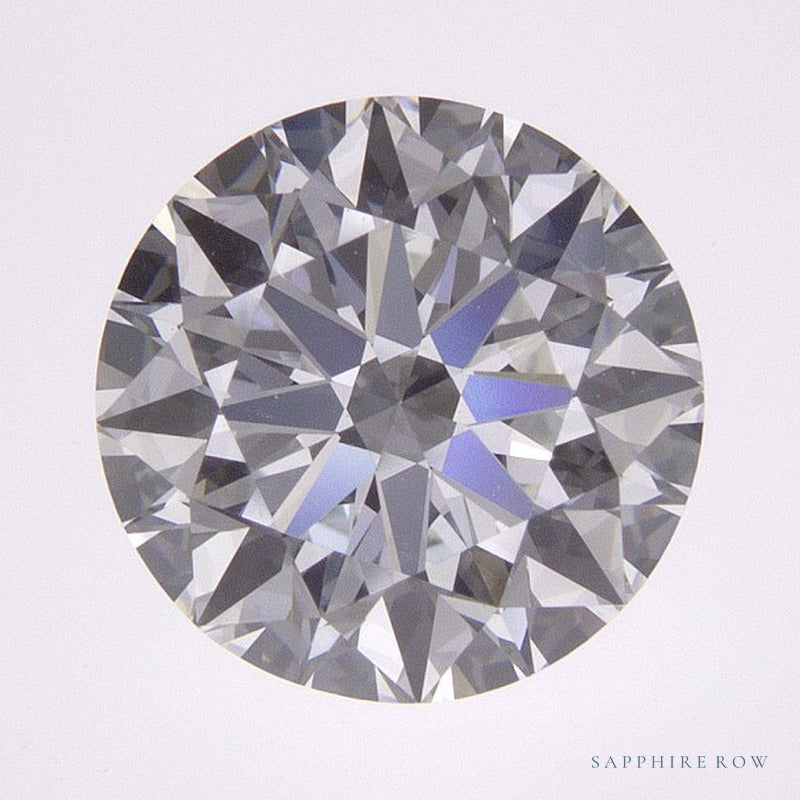 2.33 ct lab-grown diamond, round cut | Sapphire Row · cut6