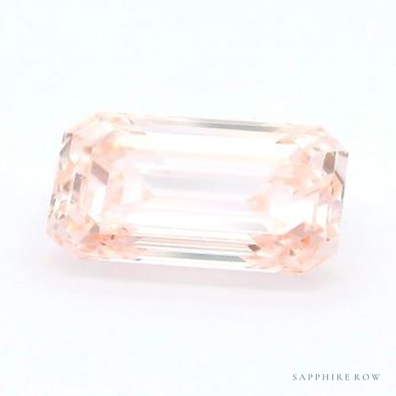 2.32 ct lab-grown fancy intense pink diamond, emerald cut | Sapphire Row · cut6