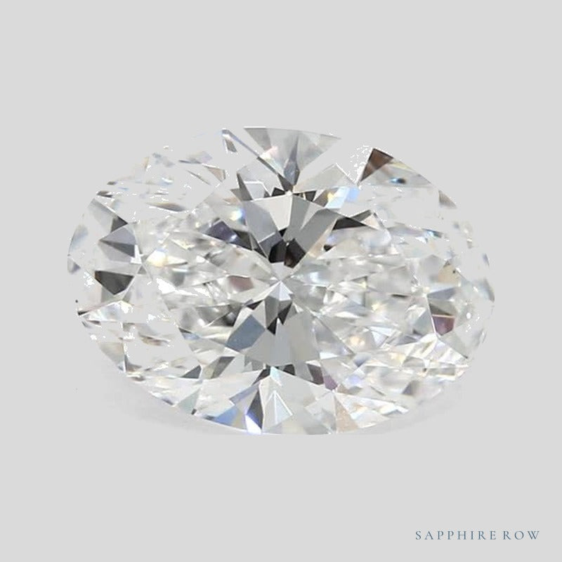 2.32 ct lab-grown diamond, oval cut | Sapphire Row · cut4 · cut5