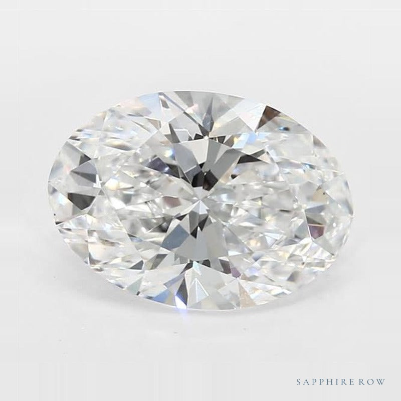 2.32 ct lab-grown diamond, oval cut | Sapphire Row · cut6