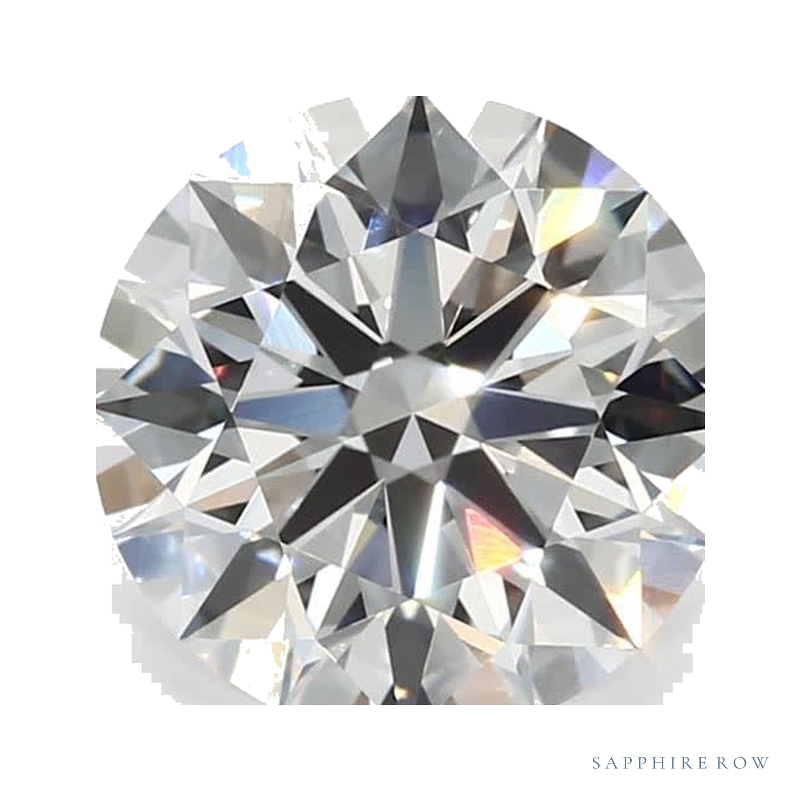 2.32 ct lab-grown diamond, round cut | Sapphire Row · cut4