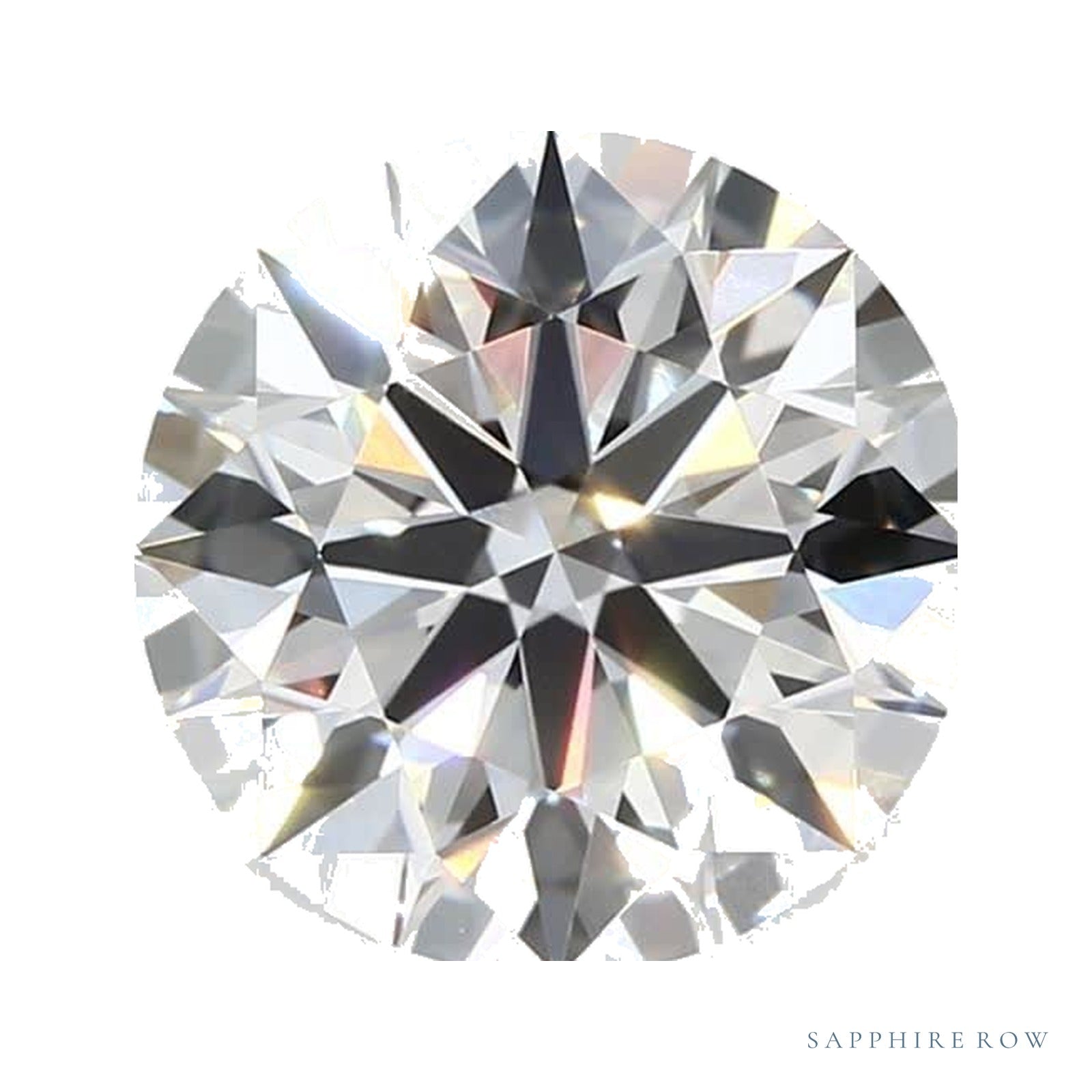 2.32 ct lab-grown diamond, round cut | Sapphire Row · cut4