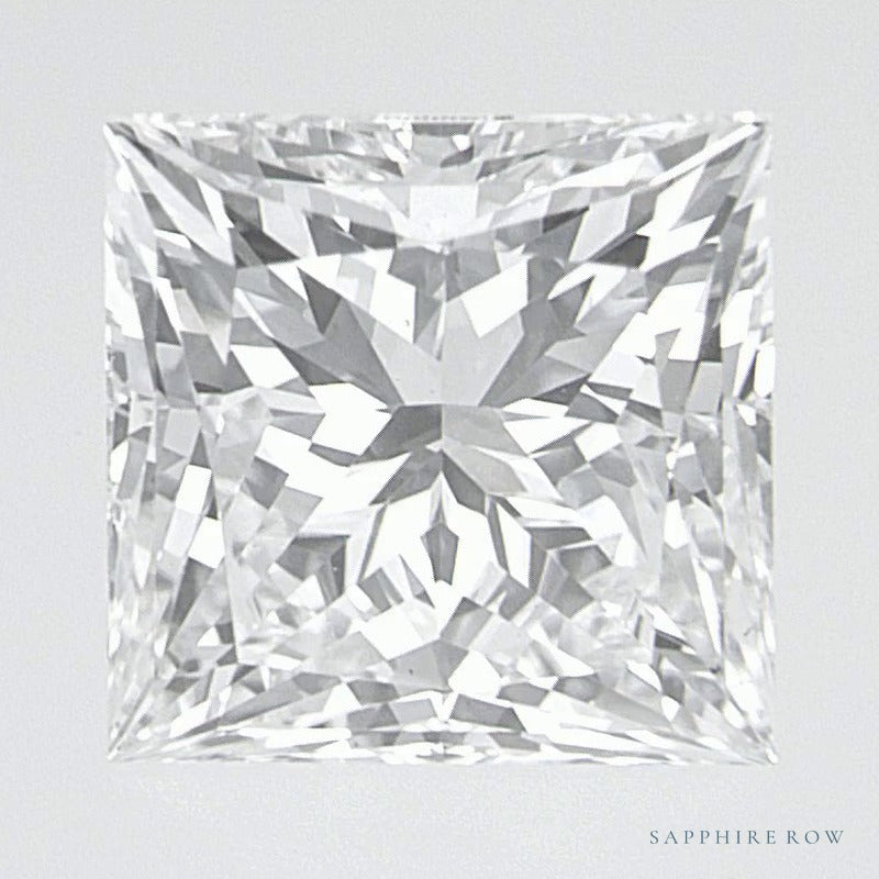 2.32 ct lab-grown diamond, square cut | Sapphire Row · cut6