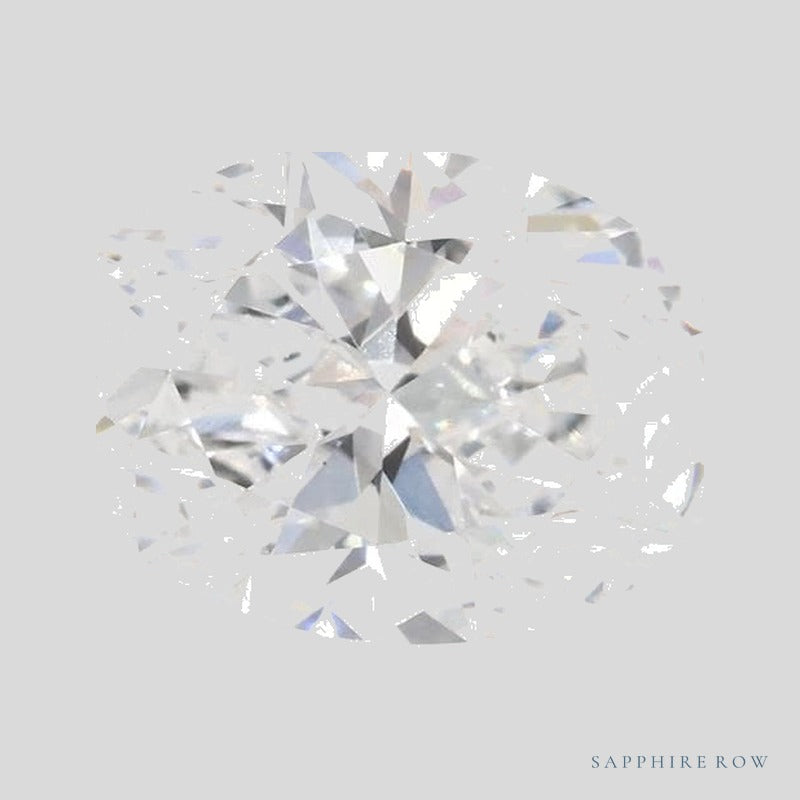 2.32 ct lab-grown diamond, oval cut | Sapphire Row · cut4 · cut5