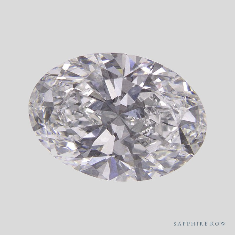 2.32 ct lab-grown diamond, oval cut | Sapphire Row · cut4 · cut5