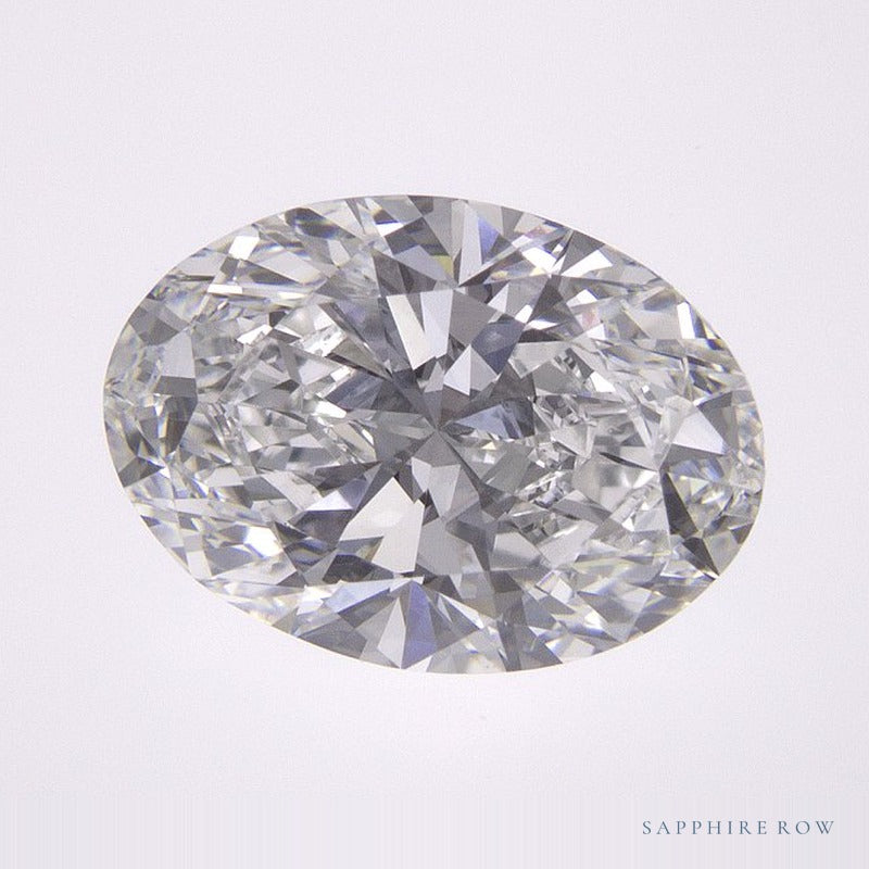 2.32 ct lab-grown diamond, oval cut | Sapphire Row · cut6