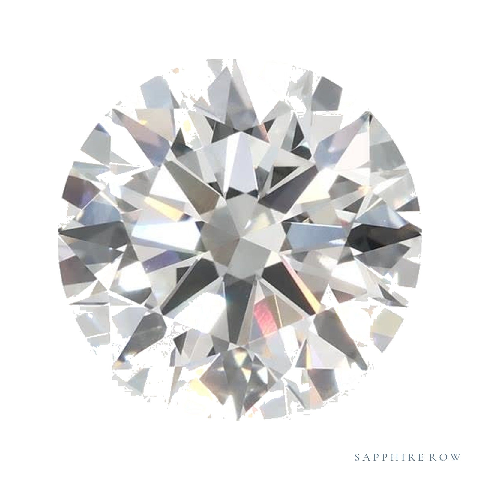2.32 ct lab-grown diamond, round cut | Sapphire Row · cut4