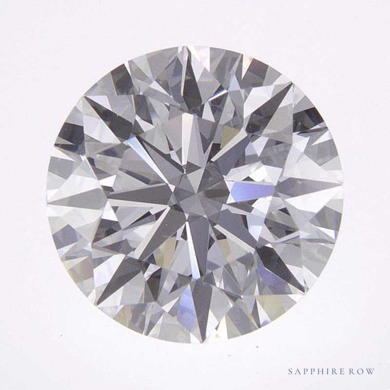 2.32 ct lab-grown diamond, round cut | Sapphire Row · cut6