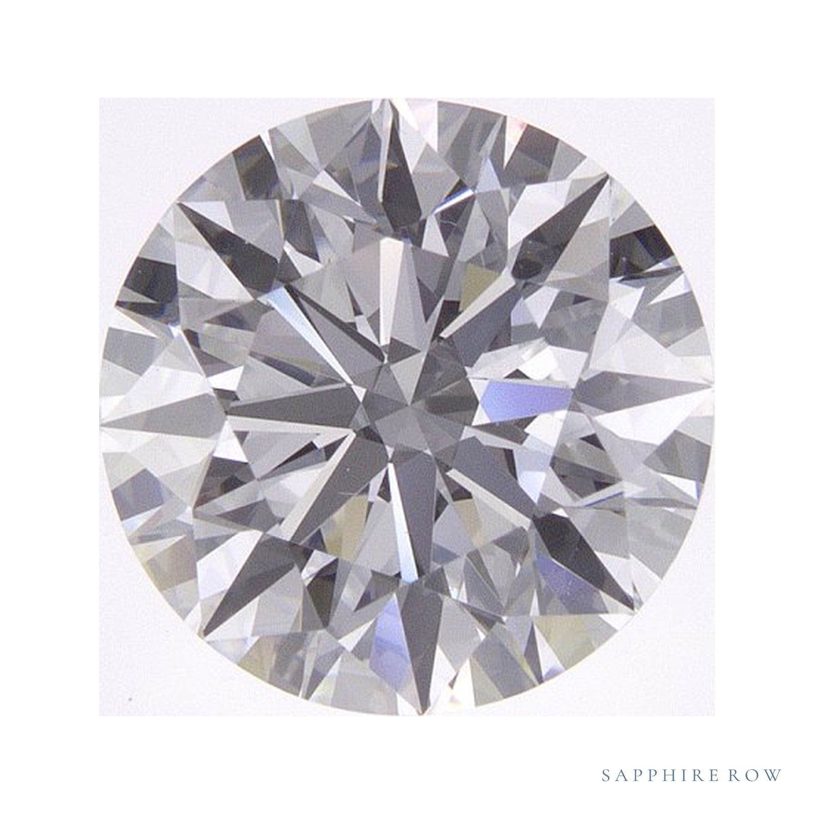 2.32 ct lab-grown diamond, round cut | Sapphire Row · cut4