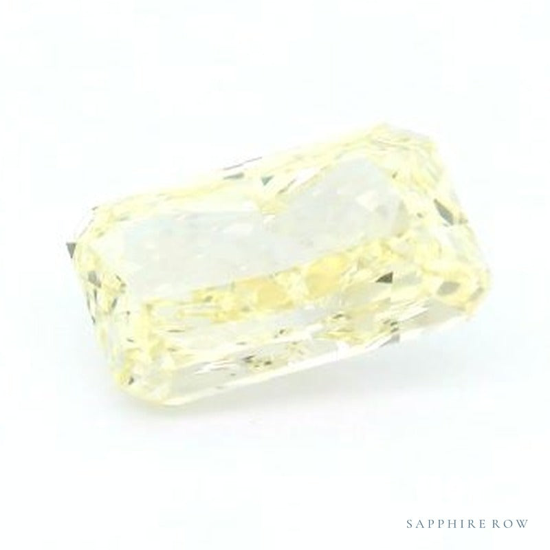 2.31 ct lab-grown fancy intense yellow diamond, radiant cut | Sapphire Row · cut6