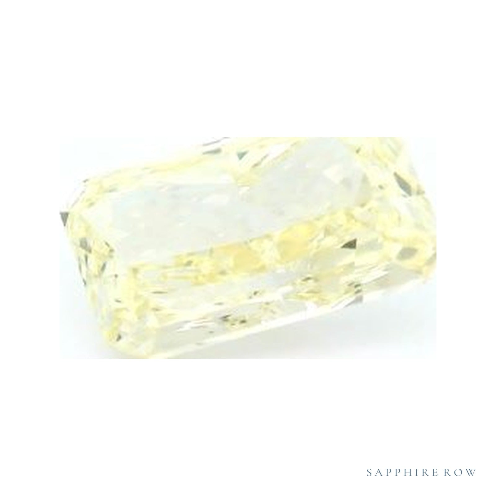 2.31 ct lab-grown fancy intense yellow diamond, radiant cut | Sapphire Row · cut4