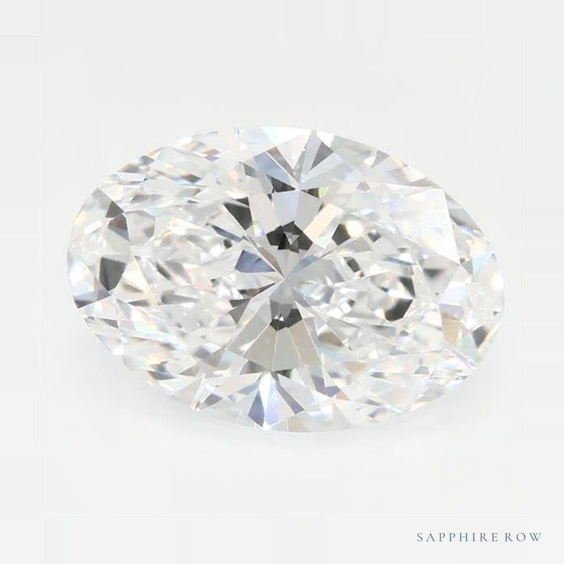 2.31 ct lab-grown diamond, oval cut | Sapphire Row · cut6