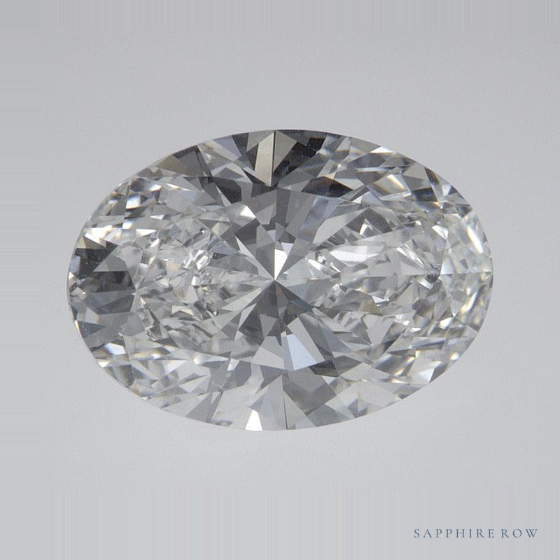 2.31 ct lab-grown diamond, oval cut | Sapphire Row · cut6