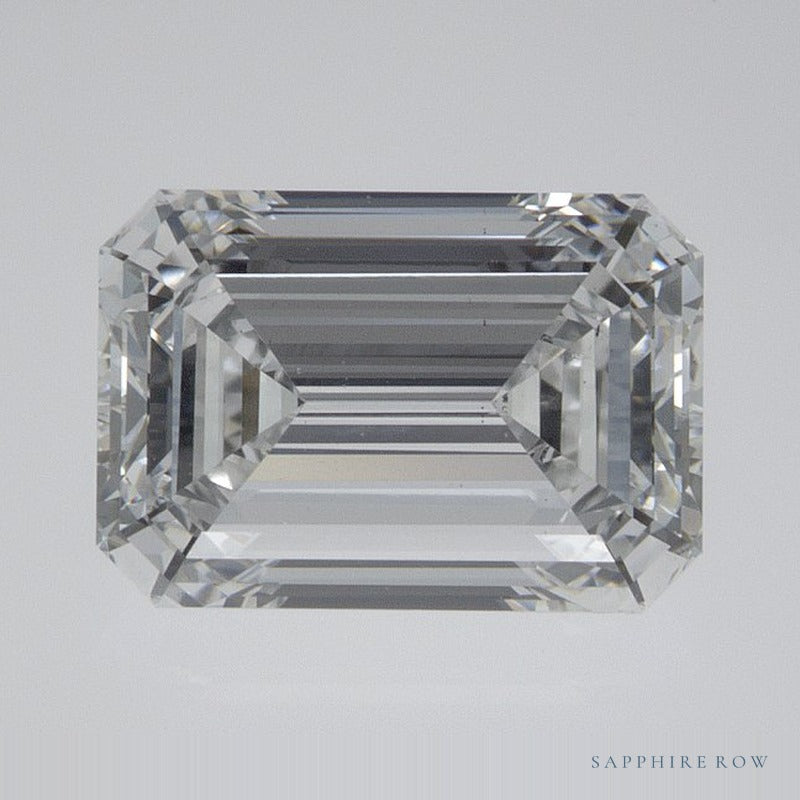2.31 ct lab-grown diamond, emerald cut | Sapphire Row · cut6