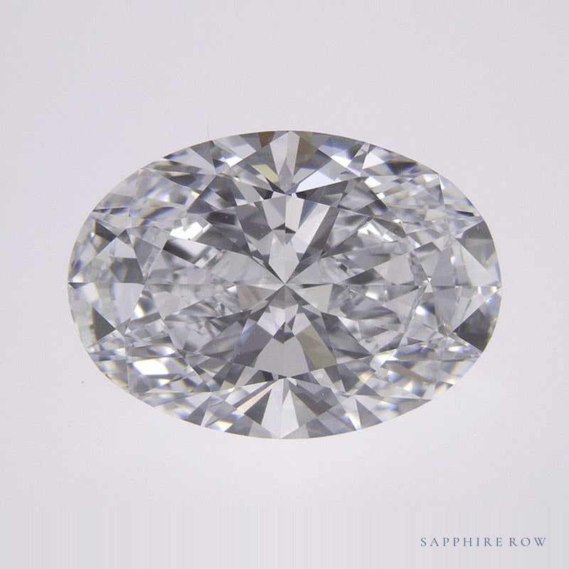 2.31 ct lab-grown diamond, oval cut | Sapphire Row · cut6