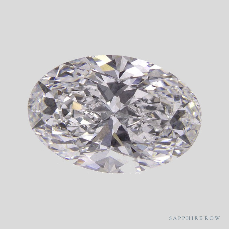 2.31 ct lab-grown diamond, oval cut | Sapphire Row · cut4 · cut5