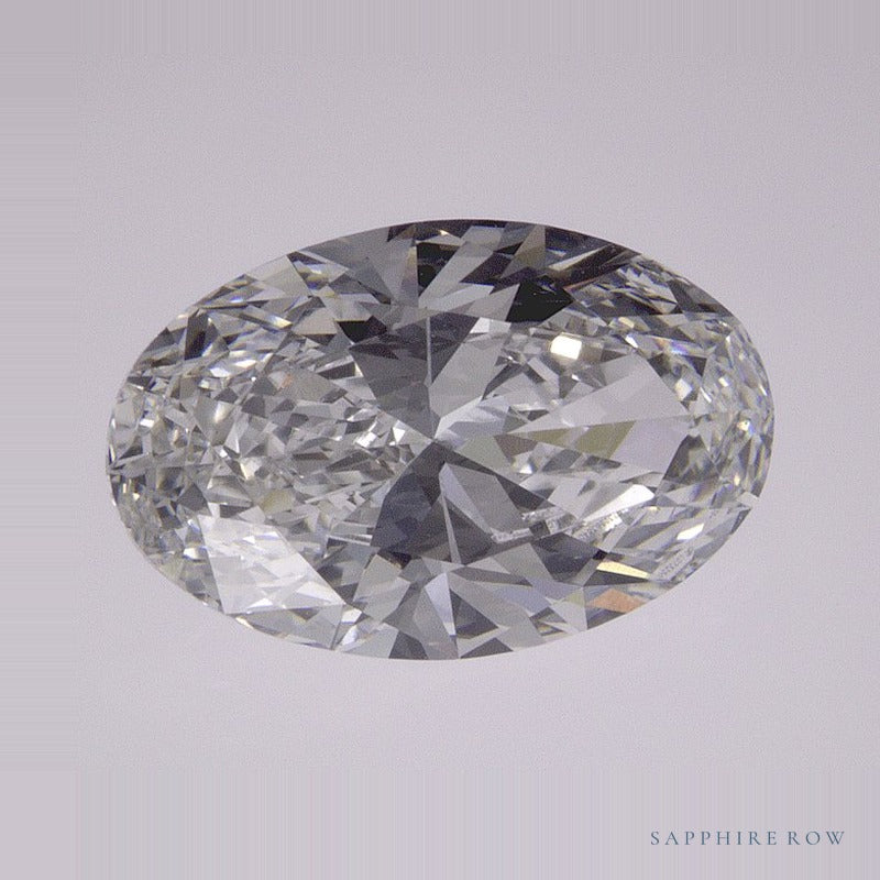 2.31 ct lab-grown diamond, oval cut | Sapphire Row · cut6