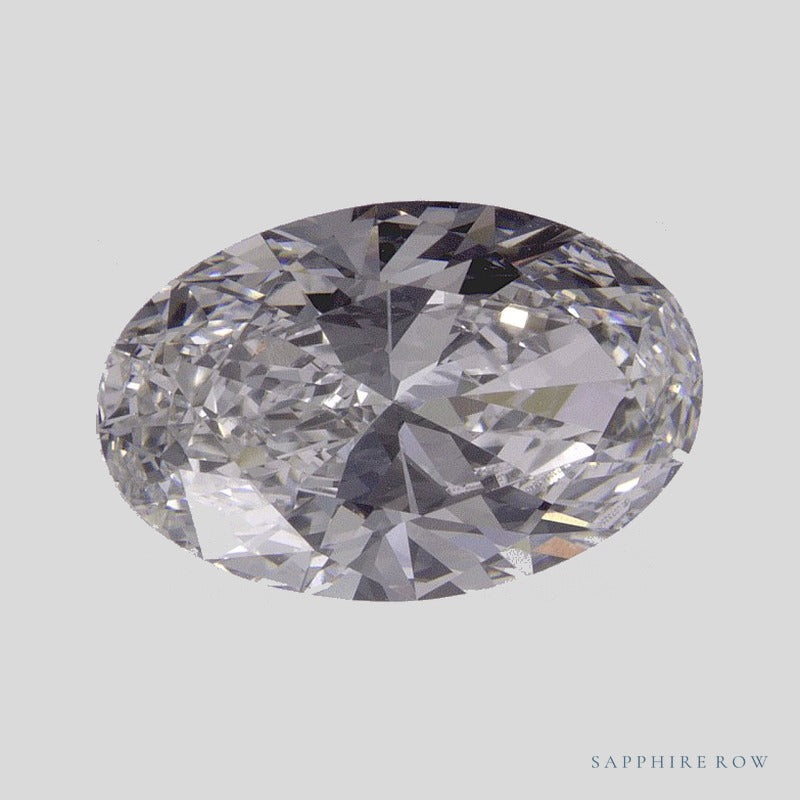 2.31 ct lab-grown diamond, oval cut | Sapphire Row · cut4 · cut5