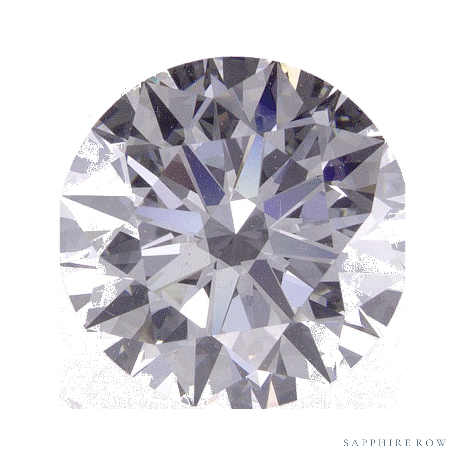2.31 ct lab-grown diamond, round cut | Sapphire Row · cut4