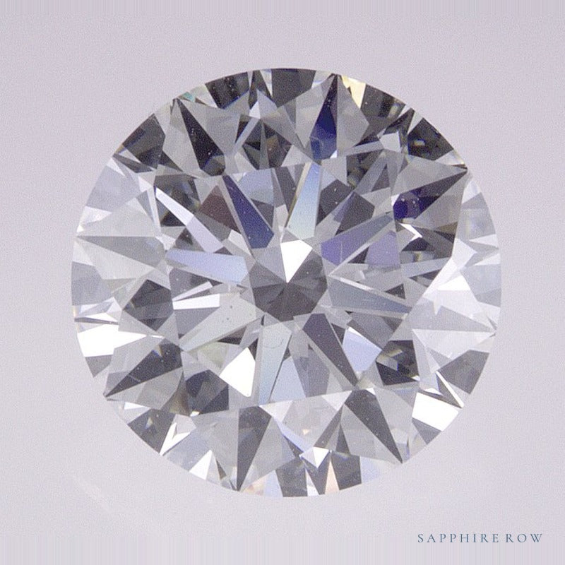 2.31 ct lab-grown diamond, round cut | Sapphire Row · cut6