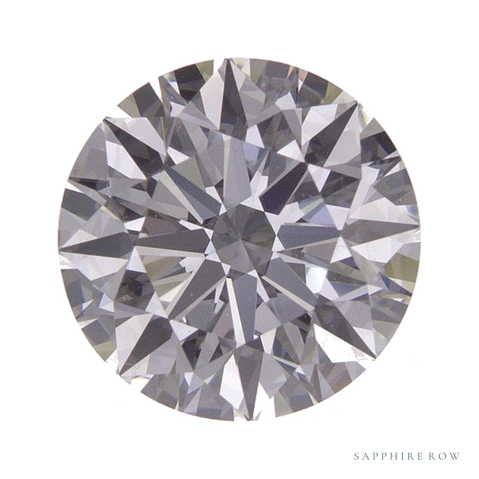 2.31 ct lab-grown diamond, round cut | Sapphire Row · cut4