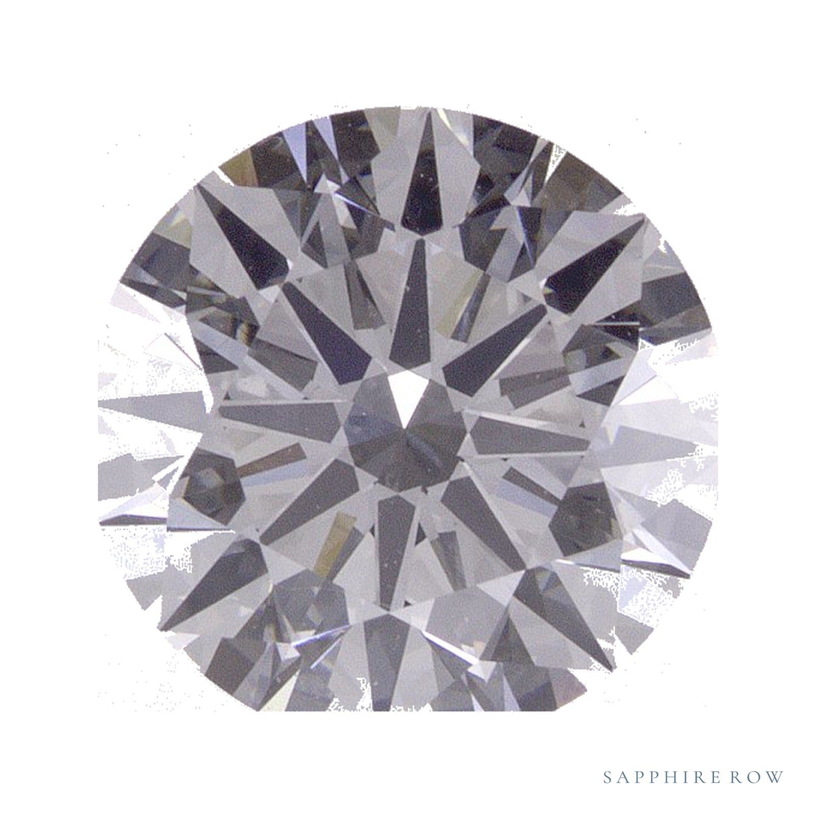 2.31 ct lab-grown diamond, round cut | Sapphire Row · cut4